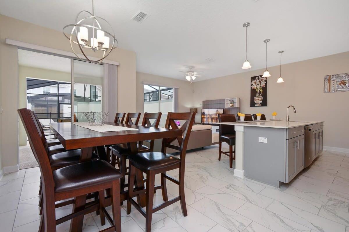 Four Bedrooms Close To Disney W Pool 4898 Kissimmee Bagian luar foto